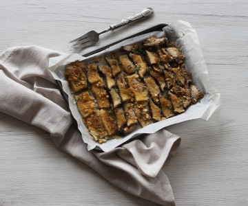 Champiñones gratinados al horno
