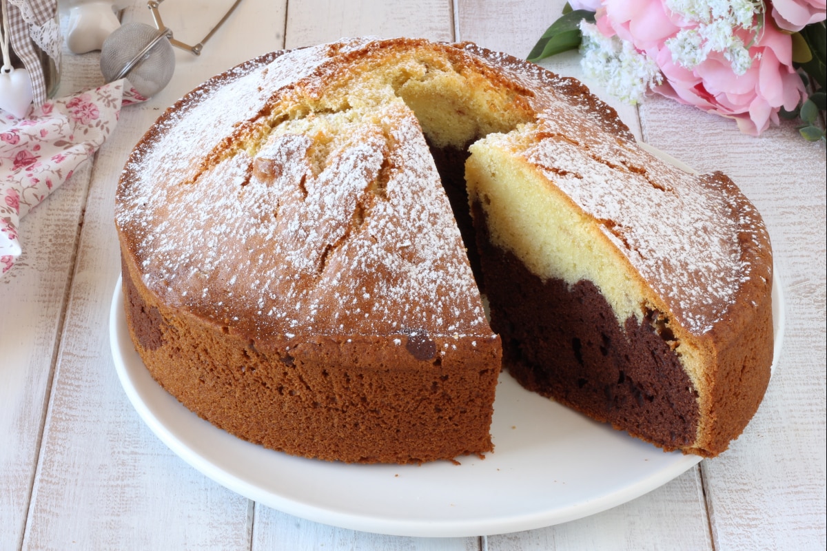Tarta bicolor