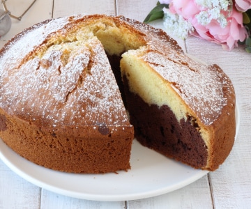 Tarta bicolor