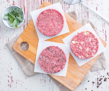 Hamburguesa de carne casera