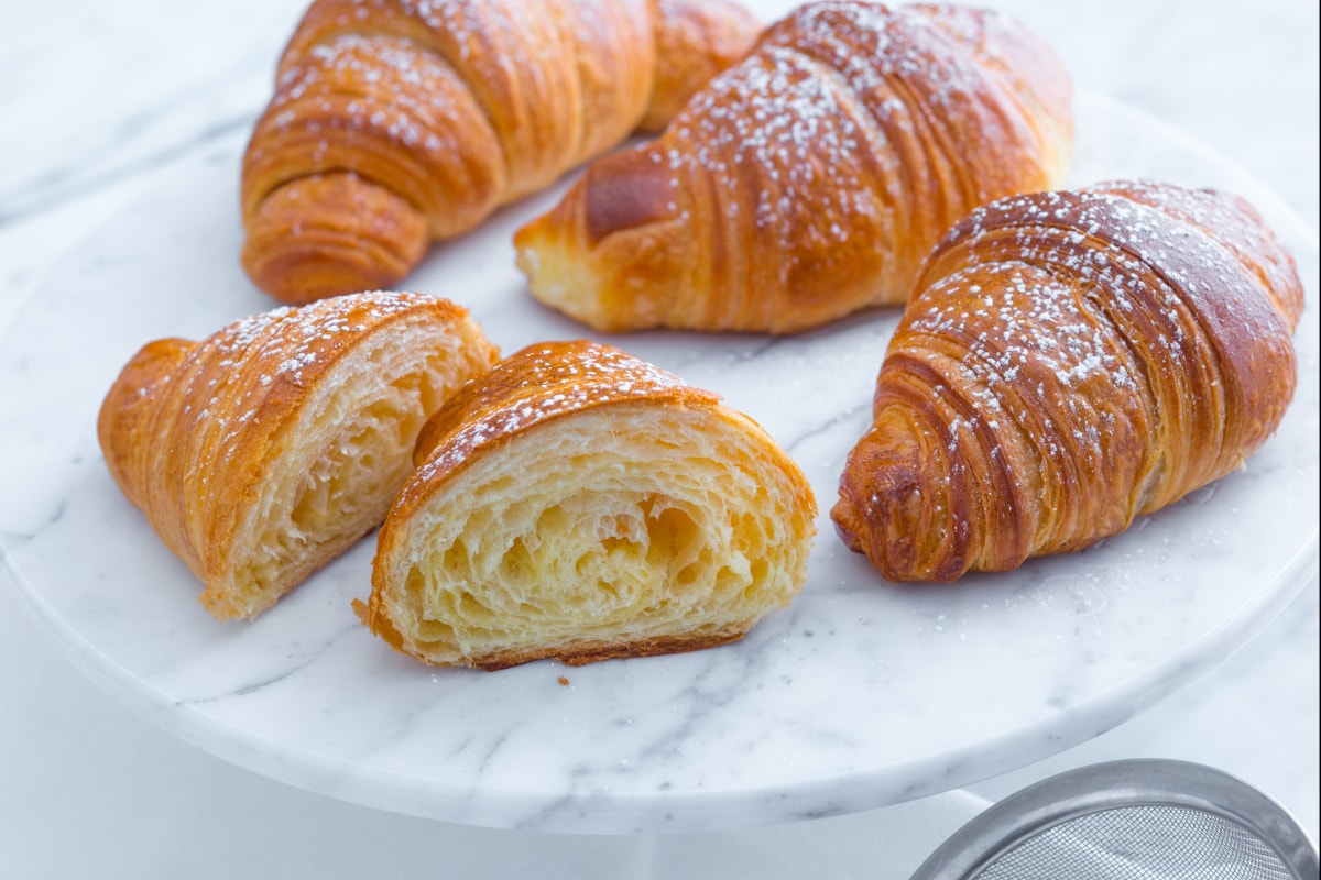 Croissants hojaldrados a la italiana