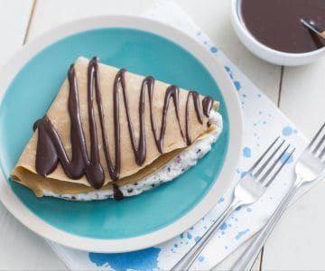 Crepe de café