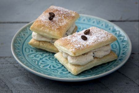 Hojaldres de café