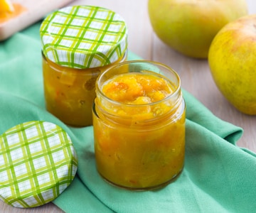 Chutney de manzanas al azafrán