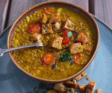 Sopa de lentejas
