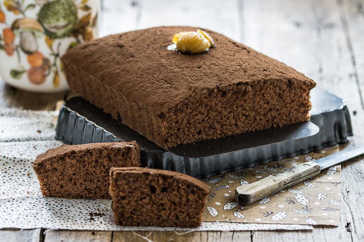 Tarta de castañas