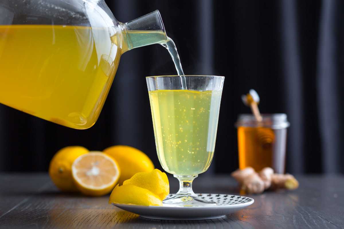 Infusión de jengibre y limón