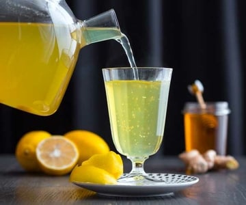 Infusión de jengibre y limón