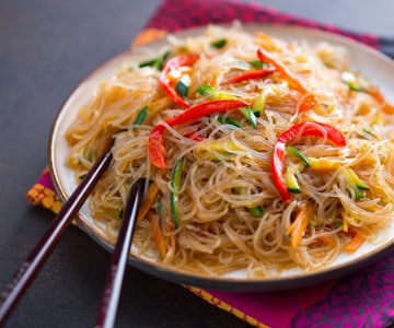 Fideos de soja