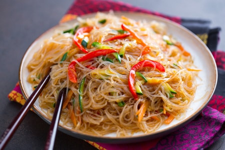 Fideos de soja