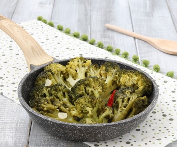 Brócoli en sartén