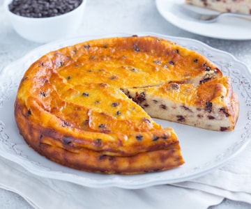 Tarta mágica de ricotta