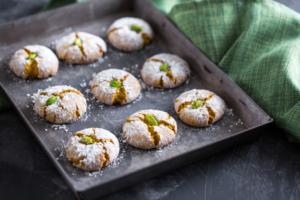 Galletas de pistacho