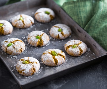 Galletas de pistacho