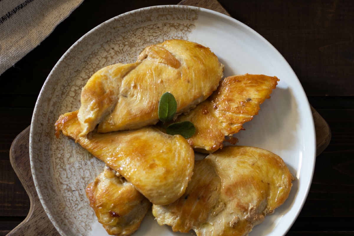 Pechuga de pollo a la sartén