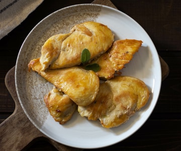 Pechuga de pollo a la sartén