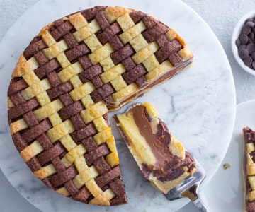 Tarta bicolor