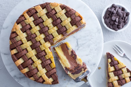 Tarta bicolor