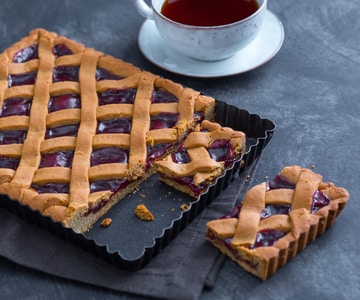 Tarta sin mantequilla y huevos