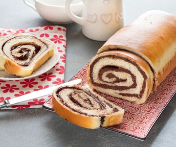 Pan brioche con Nutella