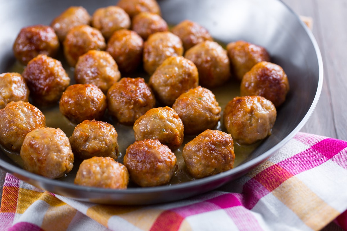 Albóndigas en blanco