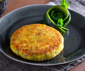 Hamburguesa de calabacín