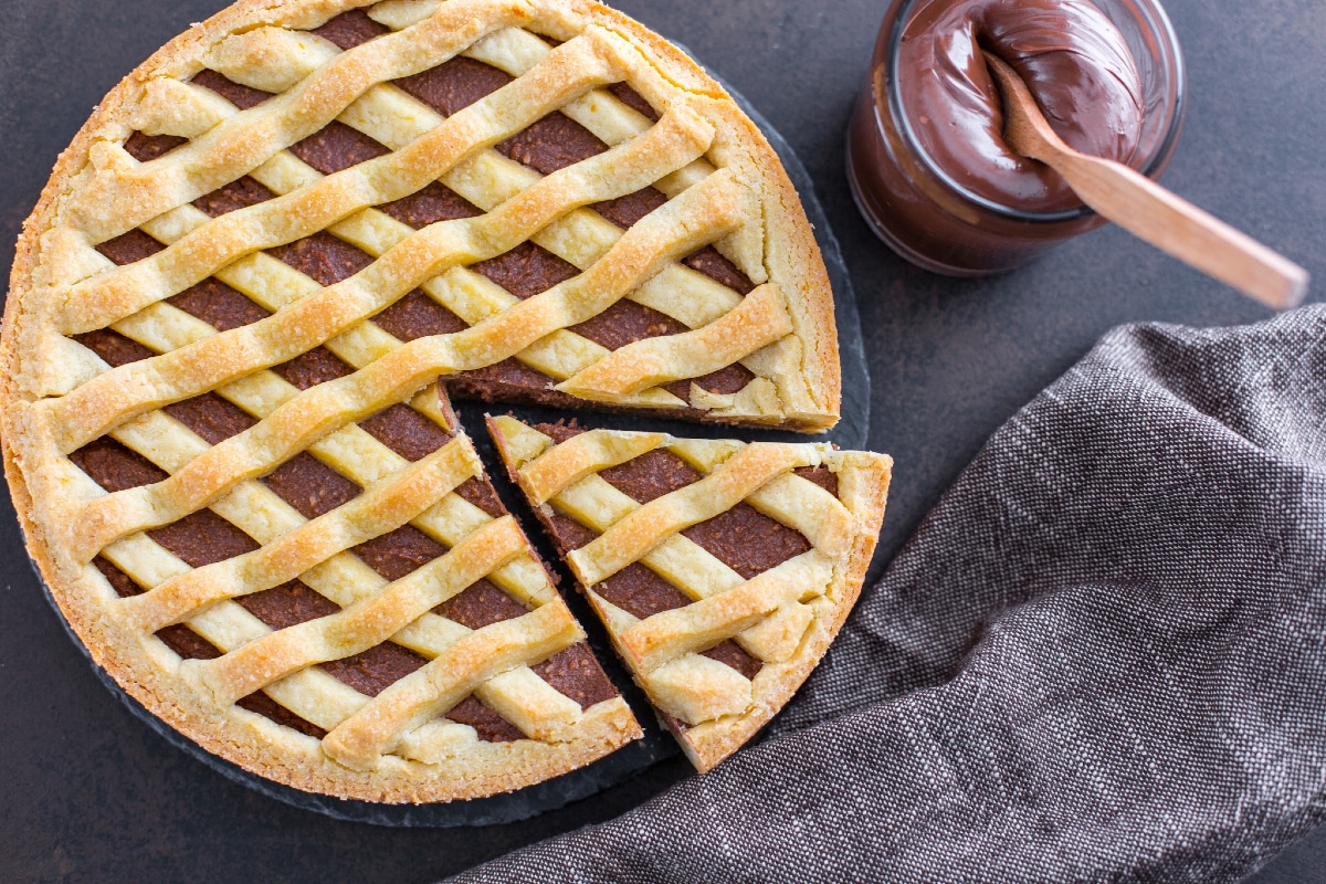Tarta de ricotta y Nutella