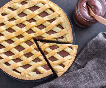 Tarta de ricotta y Nutella
