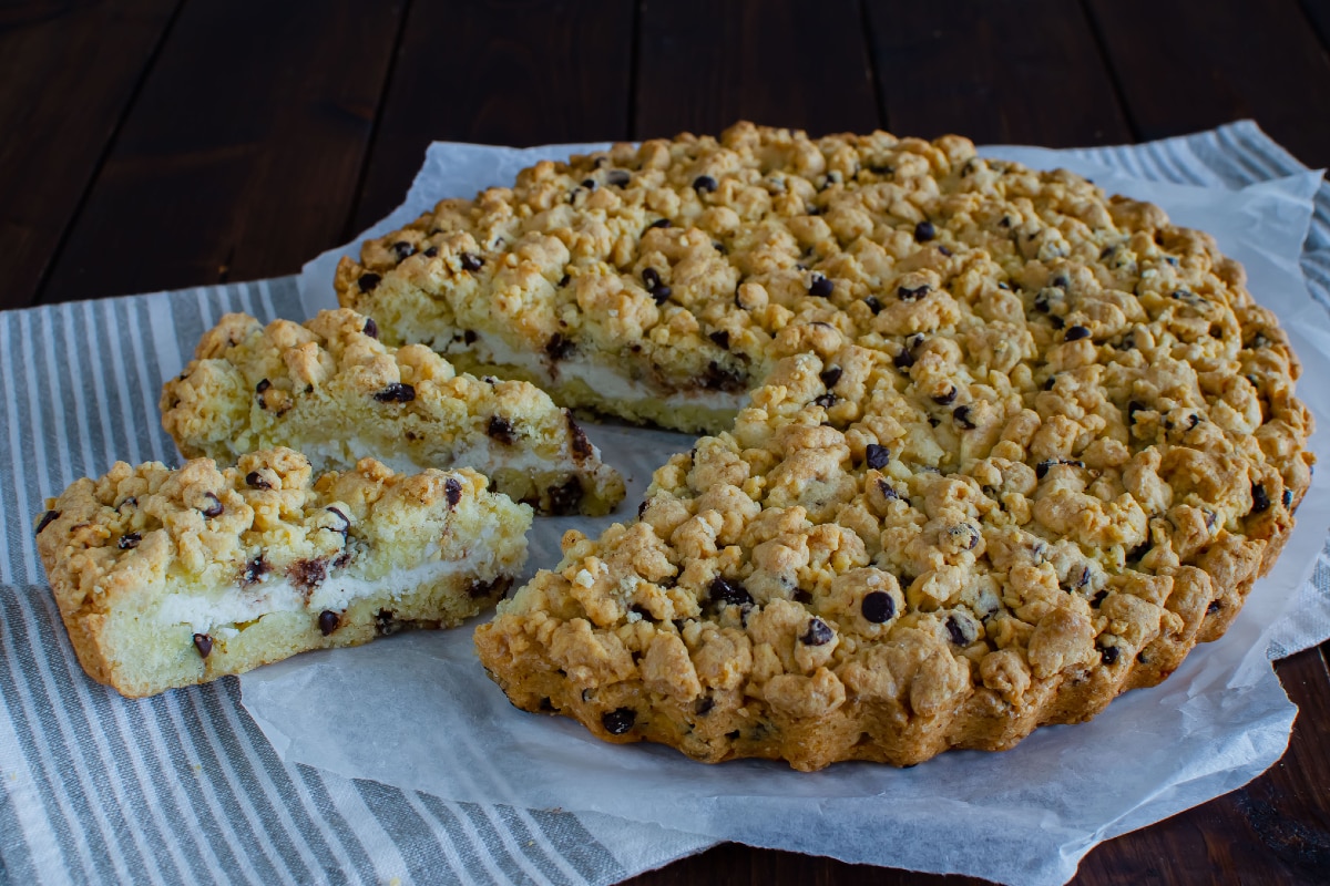 Sbriciolada de ricotta y chocolate