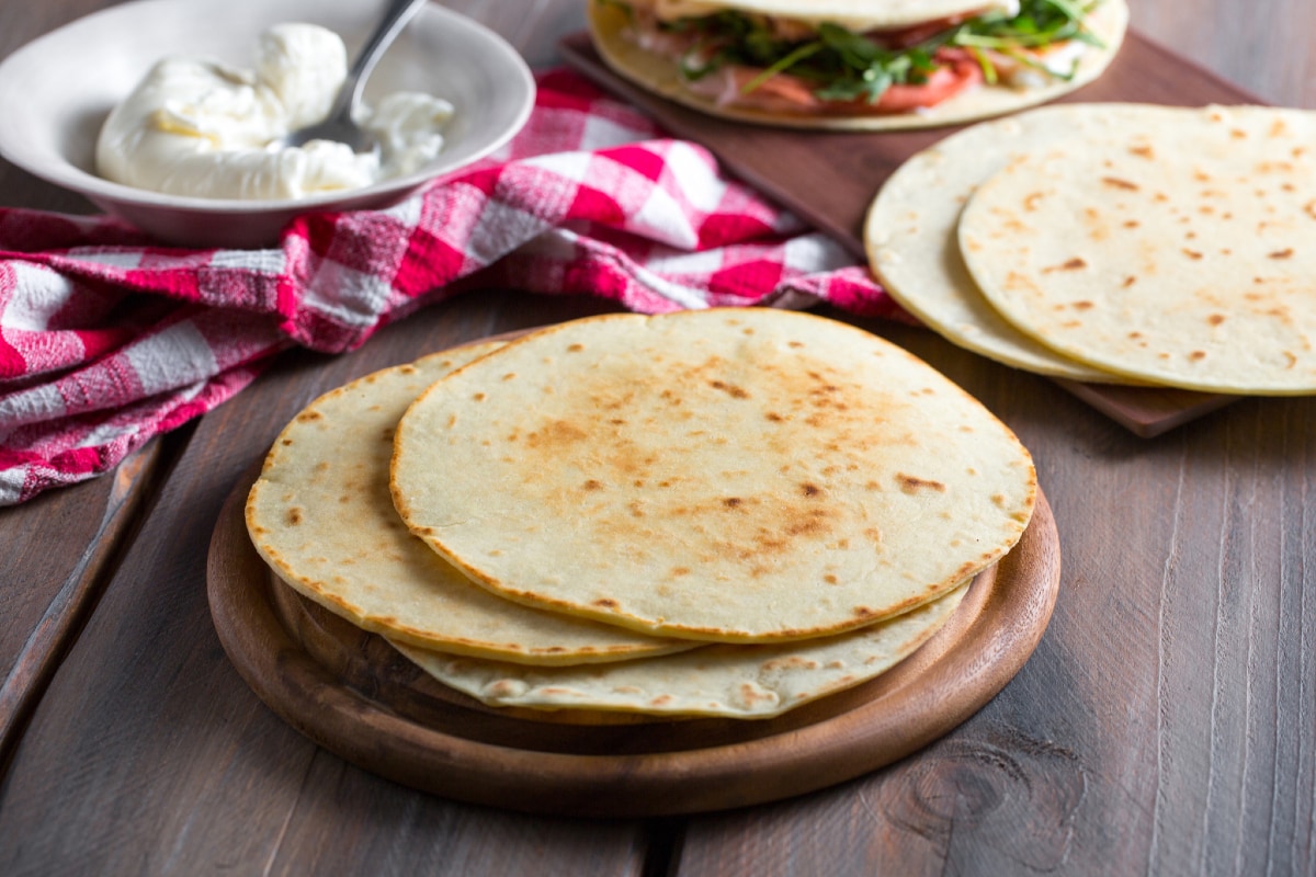Piadina sin gluten