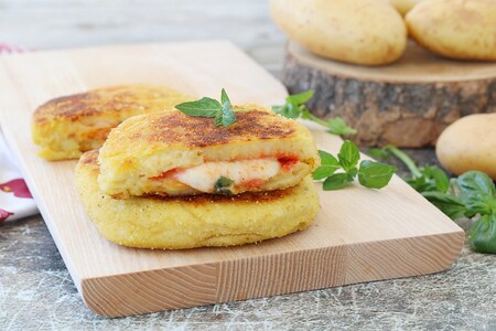 Tostada de patatas a la pizzaiola