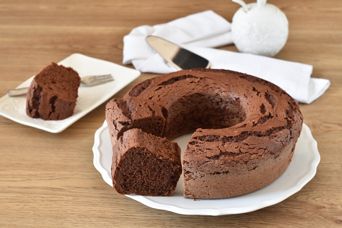 Bizcocho de agua con cacao