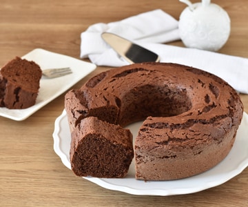 Bizcocho de agua con cacao