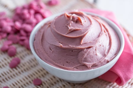 Ganache de chocolate ruby