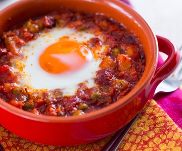 Huevos a la flamenca