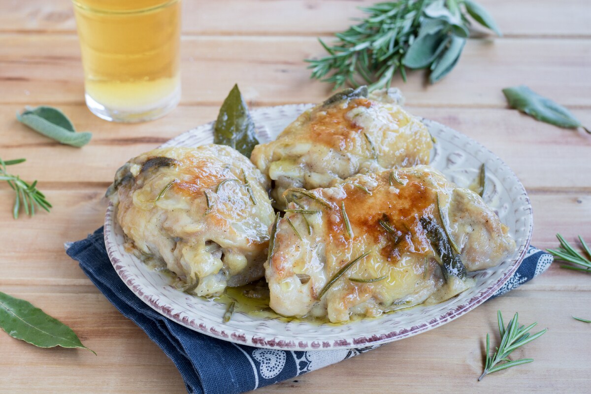 Pollo a la cerveza