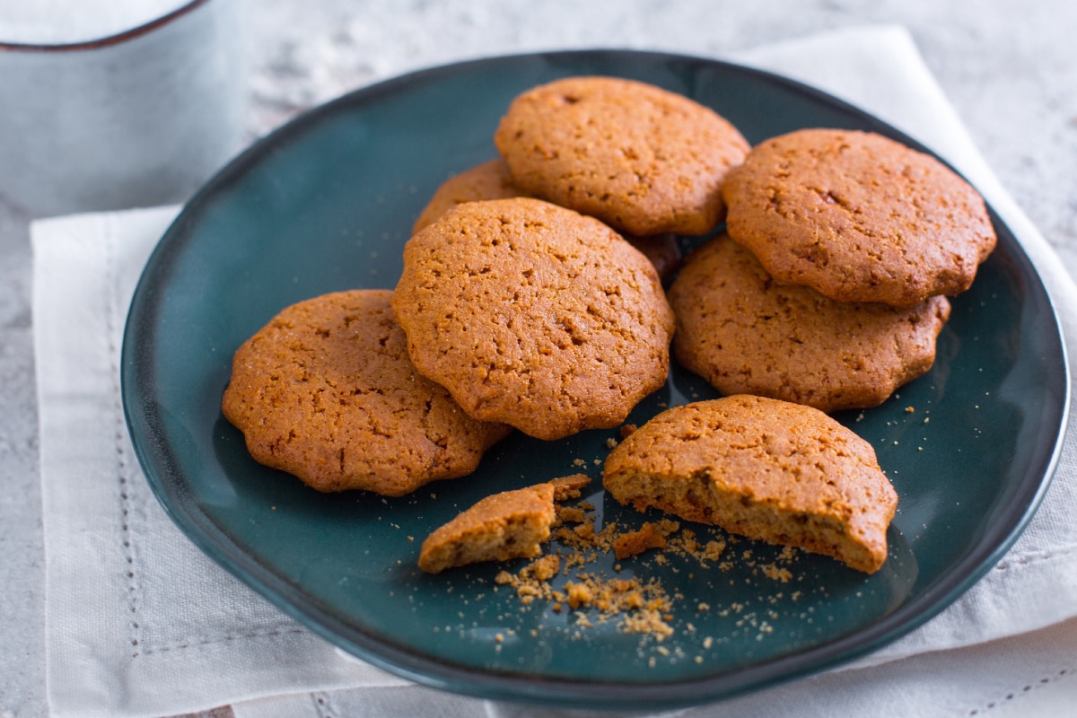 Galletas integrales sin mantequilla