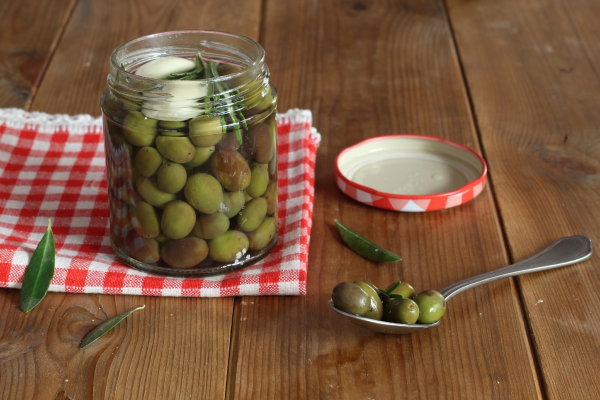 Aceitunas en salmuera