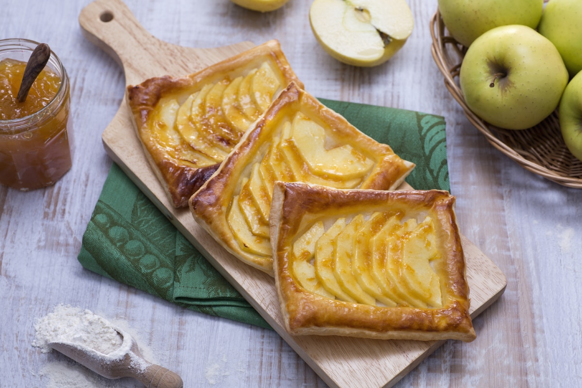 Hojaldres de manzana