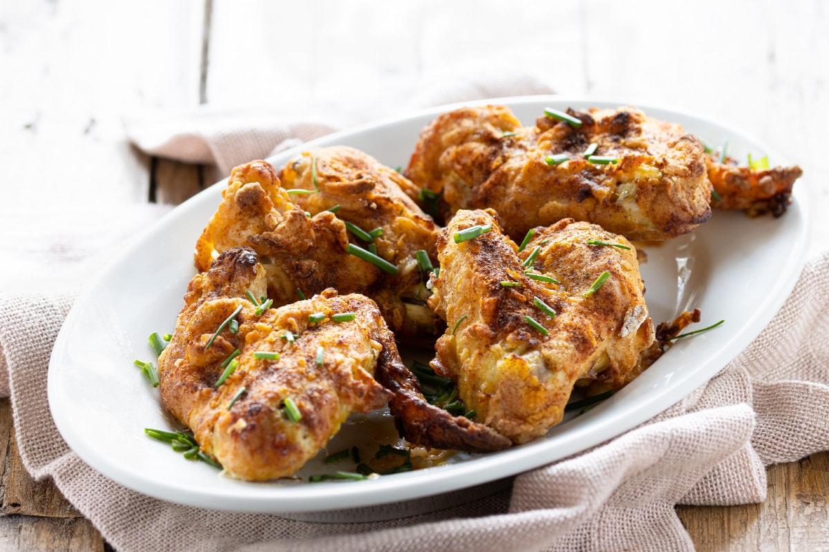 Alitas de pollo al horno