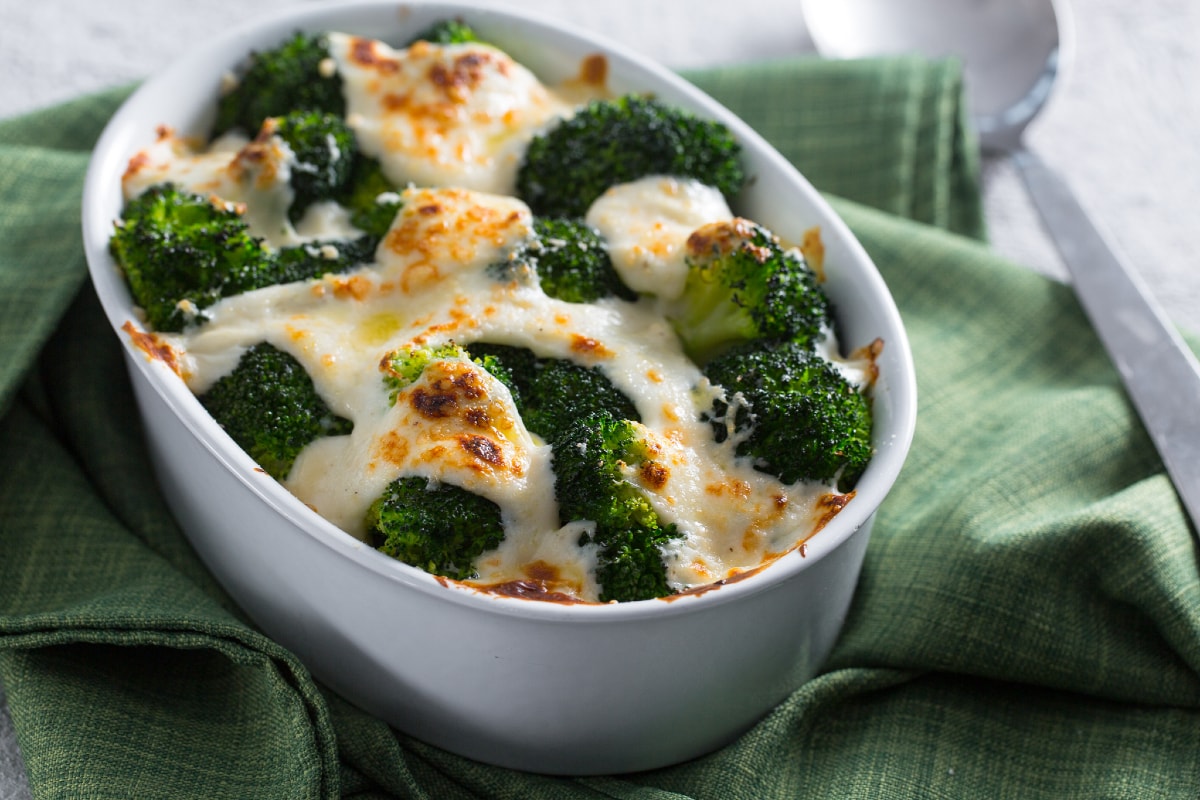 Brócoli gratinado