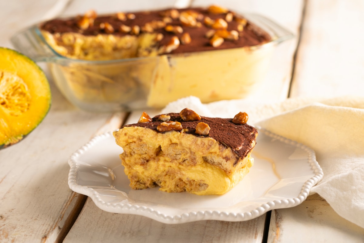 Tiramisú de calabaza