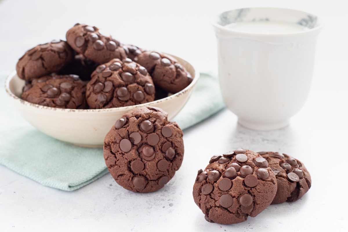Galletas de chocolate sin mantequilla