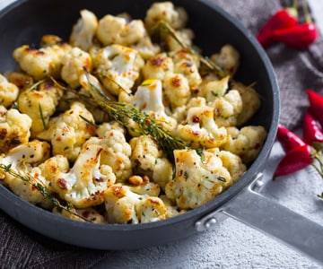 Coliflor a la sartén