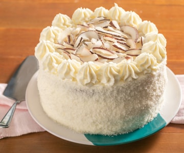 Tarta de coco rellena