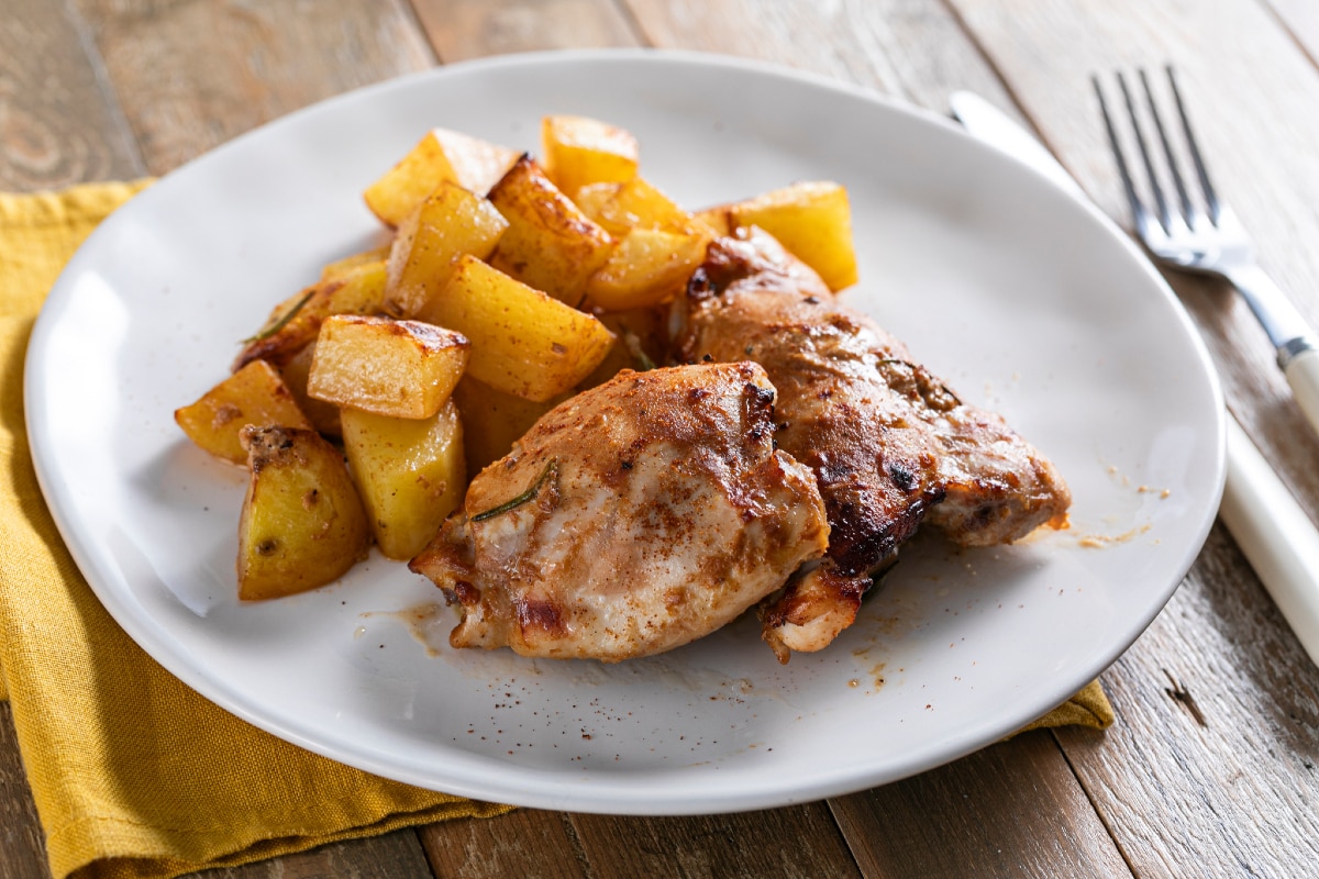 Pollo marinado
