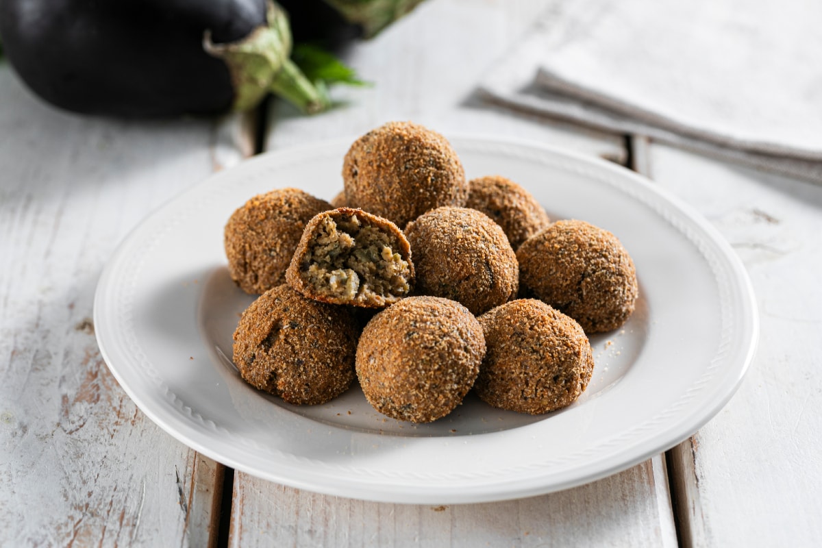 Albóndigas de berenjena al horno