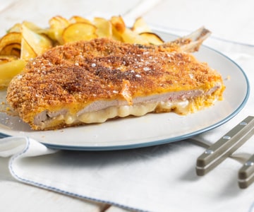 Chuletas a la valdostana