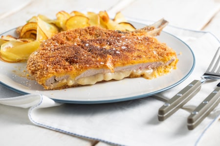 Chuletas a la valdostana