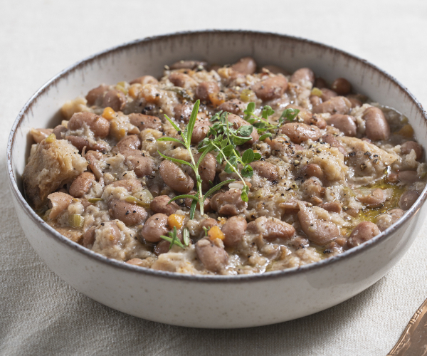 Pancotto con judías